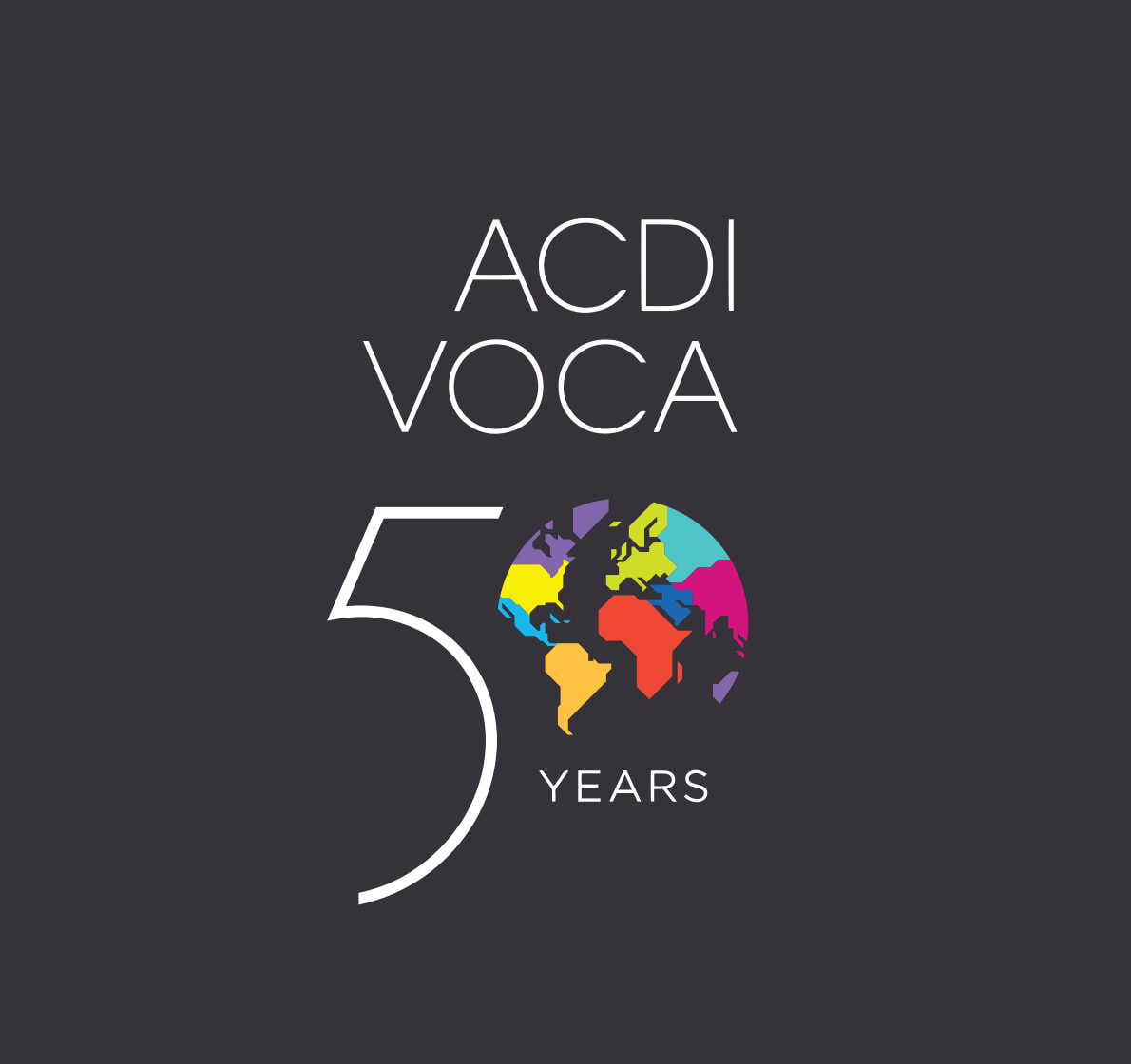 ACDI/VOCA Logo on Gray